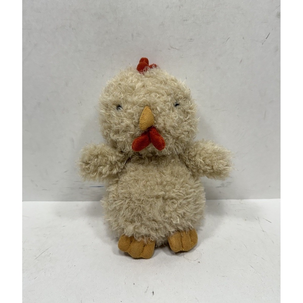 Rare Jellycat Little Rooster Plush Retired Curly Fur Plush Hard To Find